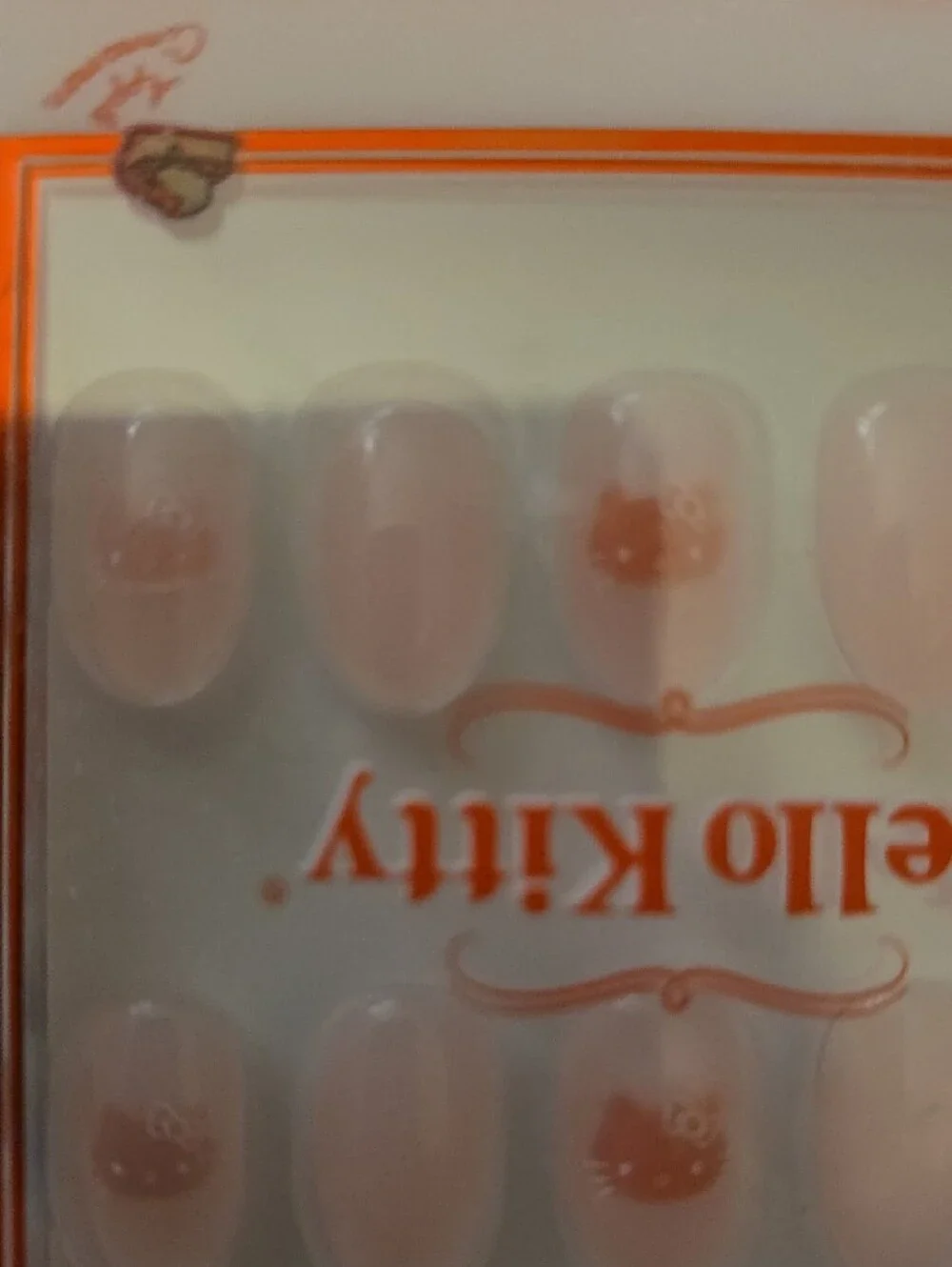 Hello Kitty Press-On Nail Set Fiery Red Set Bundle